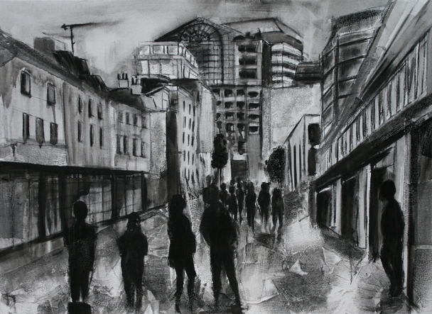 Tom Crawford - Brushfield Street looking on Bishopsgate